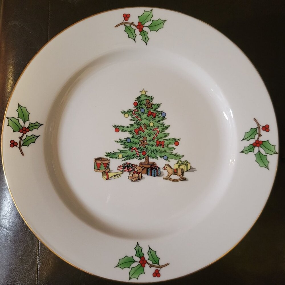 Meiwa "Home For The Holidays" Bread  Salad Plate